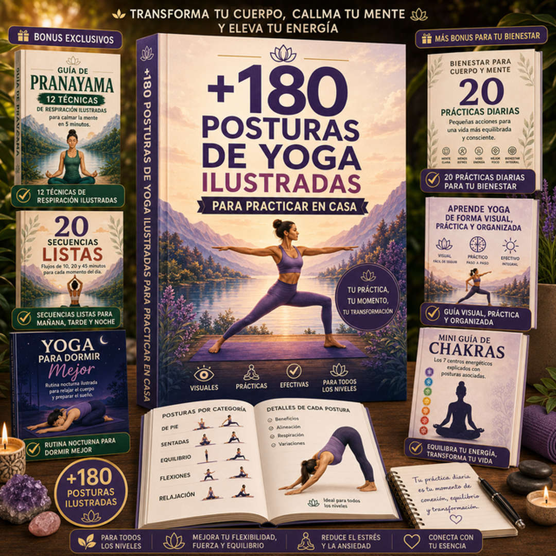 Todo incluido en el plan Premium de Yoga Ilustrado